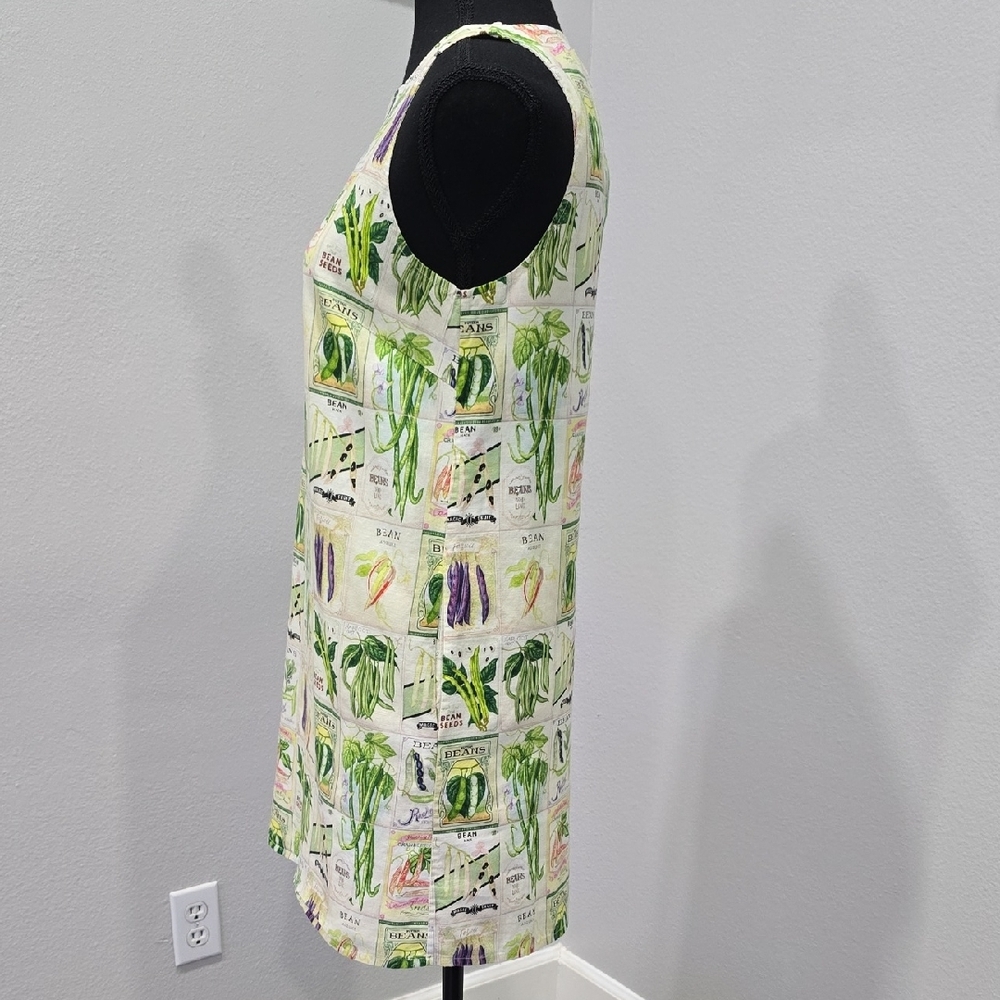 Rachel Antonoff Lola Mini Dress in the "Especially The Beans" Print, Pockets - Picture 9 of 16